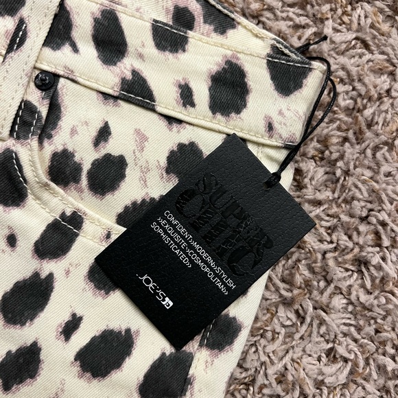 Joes jeans leopard print skinny jeans - Picture 4 of 6